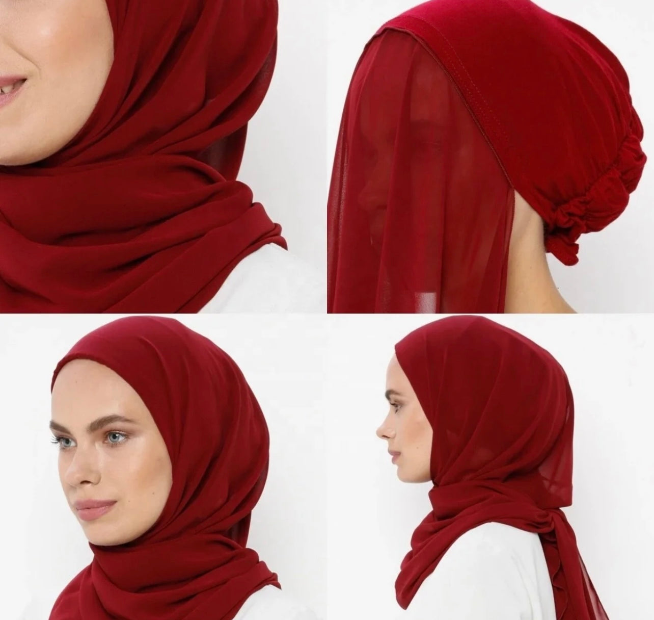 Chiffon Hijab with Undercap